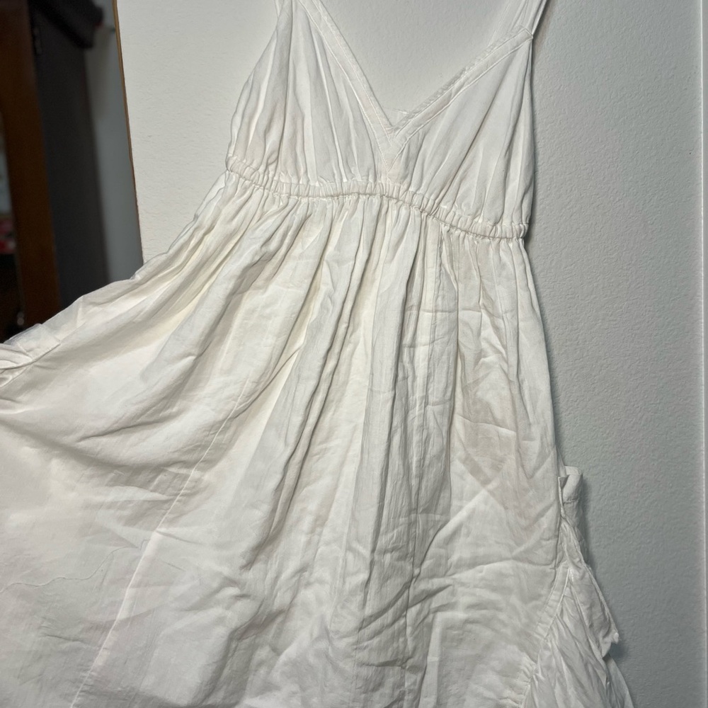 White Flowy Dress